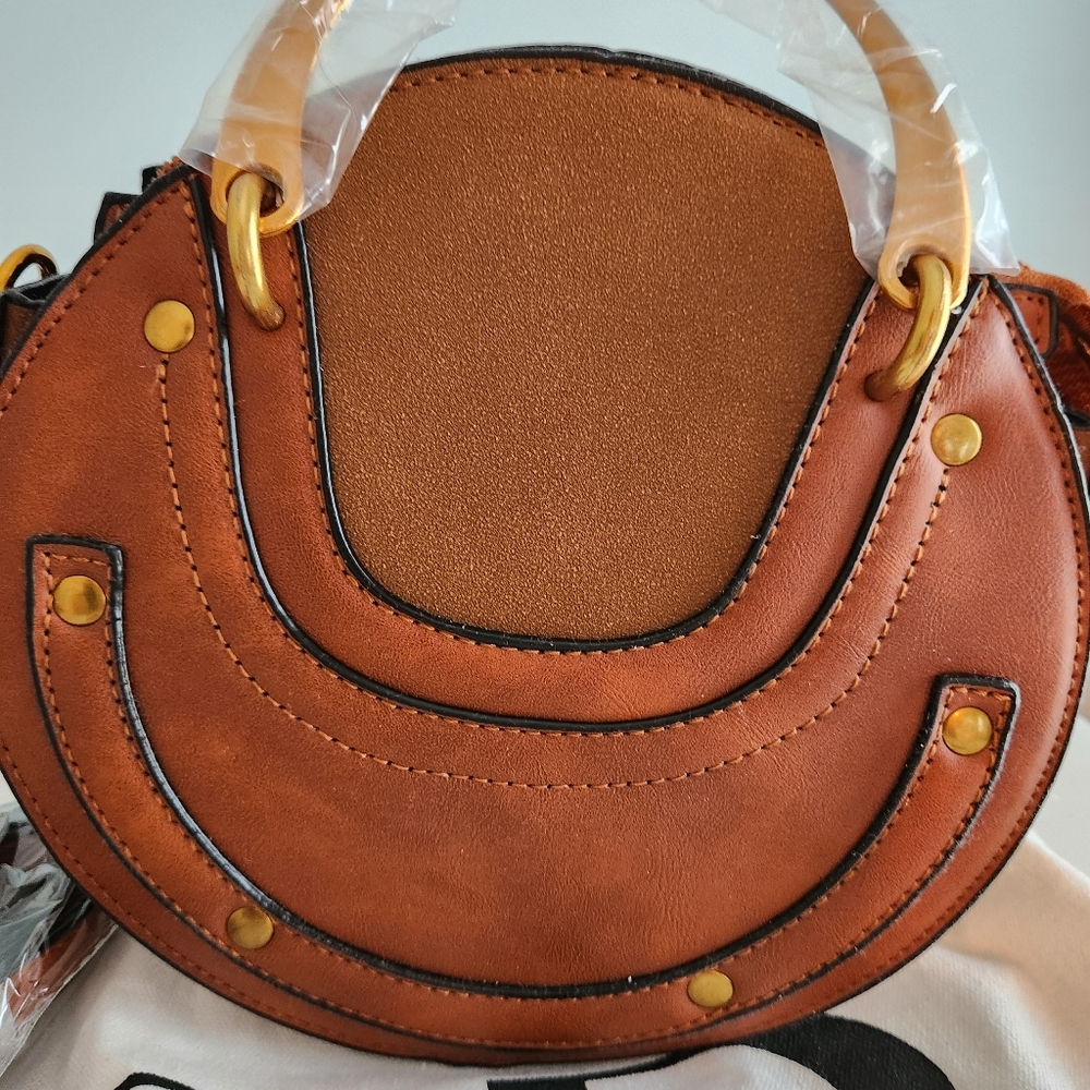 Canteen Crossbody bag in Brown Tan
